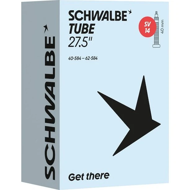 Schwalbe slange 27,5x1,50–2,40 med 40 mm racerventil (SV14)