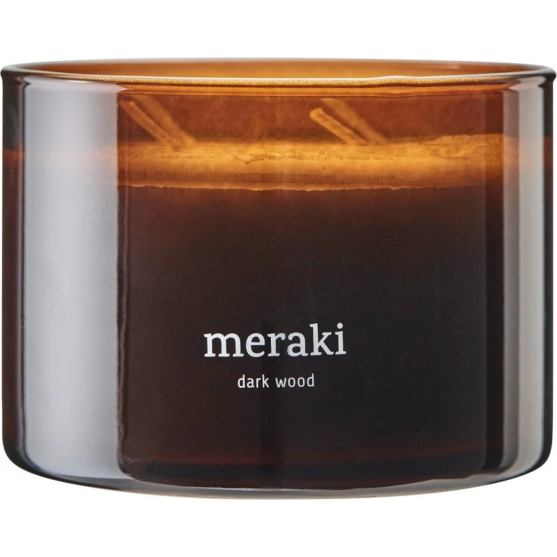 Meraki Duftlys Dark Wood 340 g