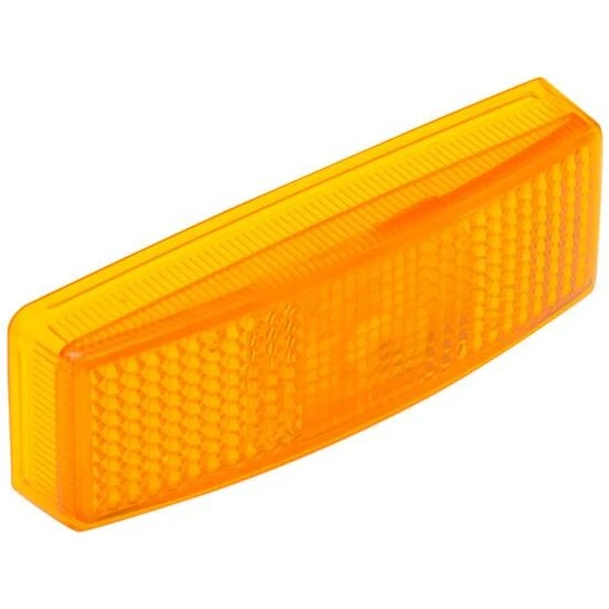 Hella glas til sidelygte, gul 110x40 mm