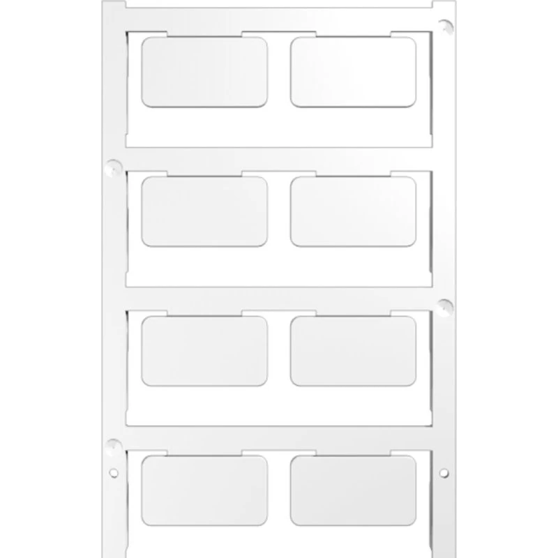 PA CC 15/27 K MC komponentmærke hvid 15x27 mm