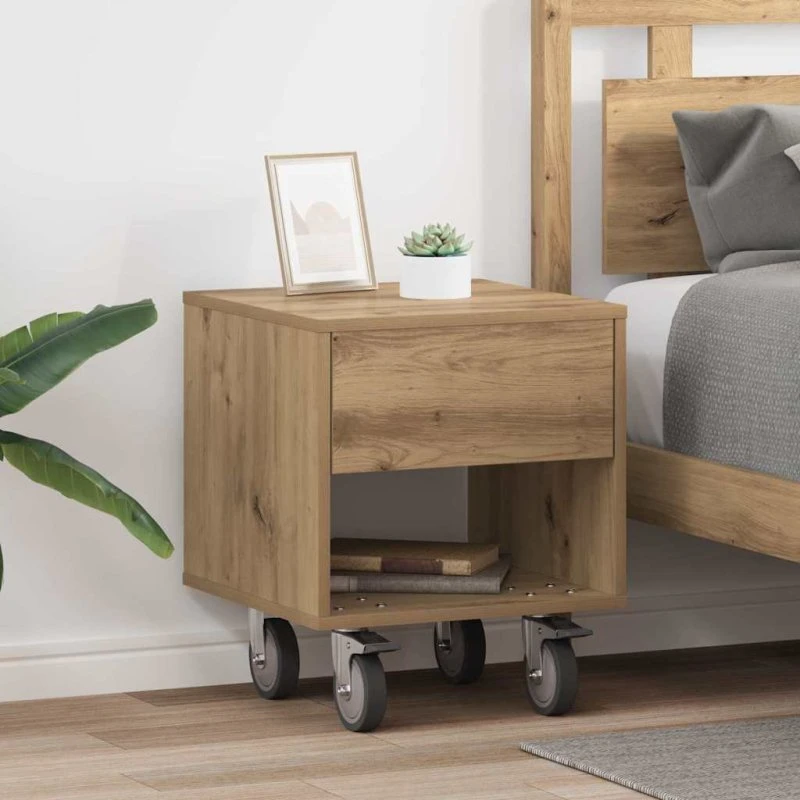 Sengebord 2 stk Artisan ege-look 40,5 x 40 x 48 cm