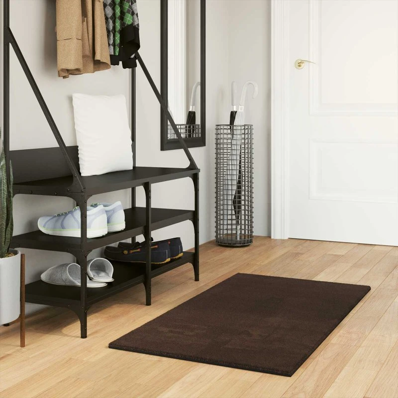 HUARTE Områdetæppe 110x60 cm Brun – Polyester