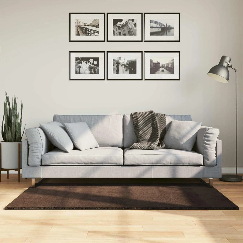 HUARTE Områdetæppe 150x80 cm – Brun