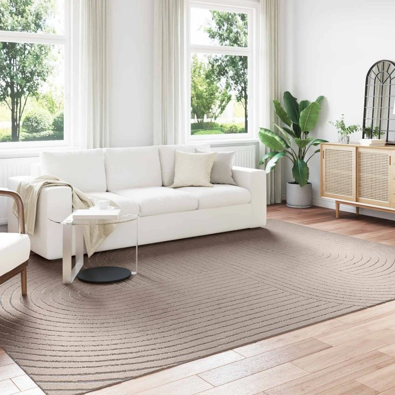 Områdetæppe PALMERAS beige 340x240 cm, polyester