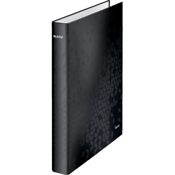 Leitz WOW A4+ ringbind 4 D-ring 25 mm - sort