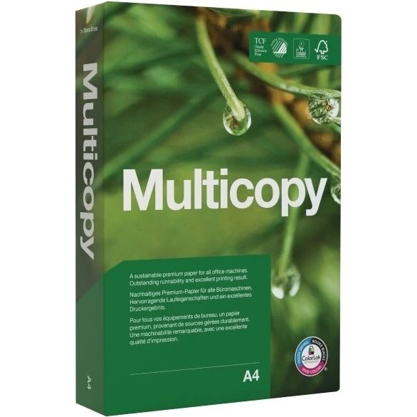 Multicopy A4 115 g/m² 400 ark - kopipapir (Svanemærket)