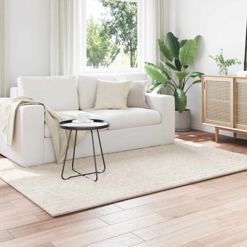 Områdetæppe SIROLO 200x140 cm - Creme (Polyester)
