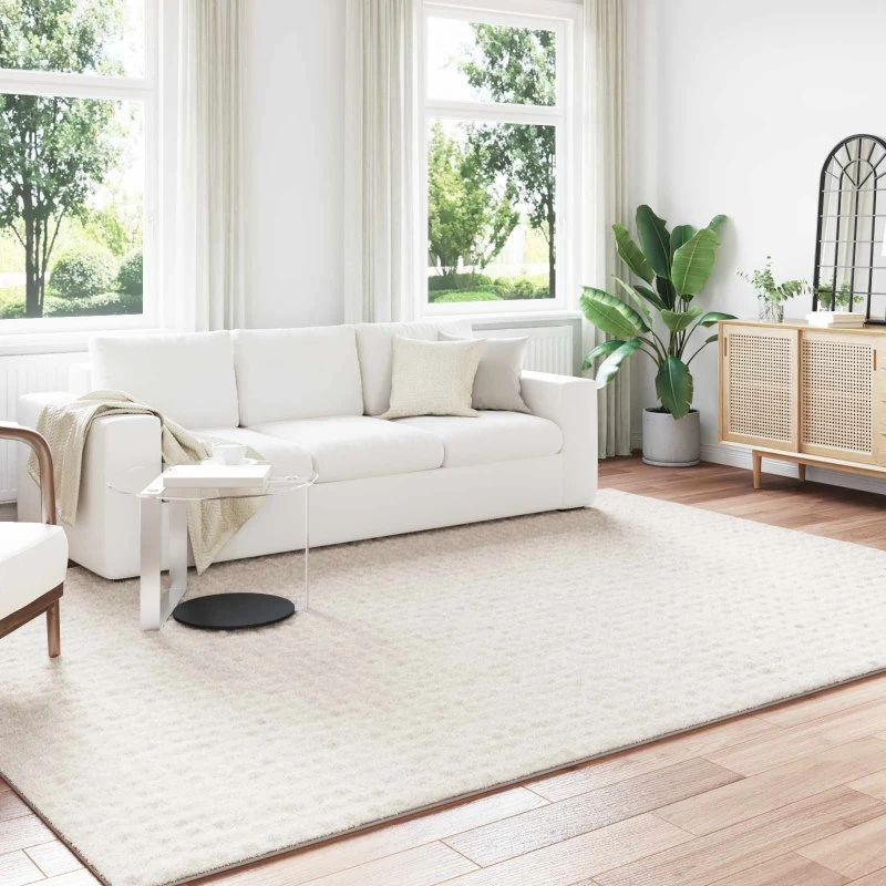 Områdetæppe SIROLO 280x200 cm – Creme