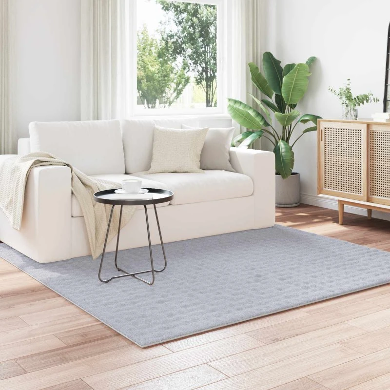 Firkantet område­tæppe SIROLO 200x200 cm - Grå