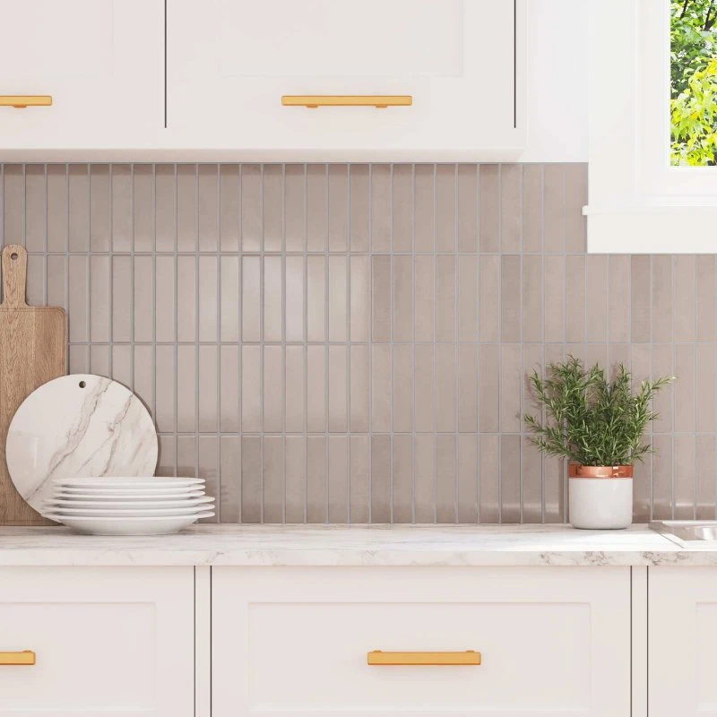 vidaXL Peel-and-Stick rektangulære fliser 10 stk Beige/Kaffe