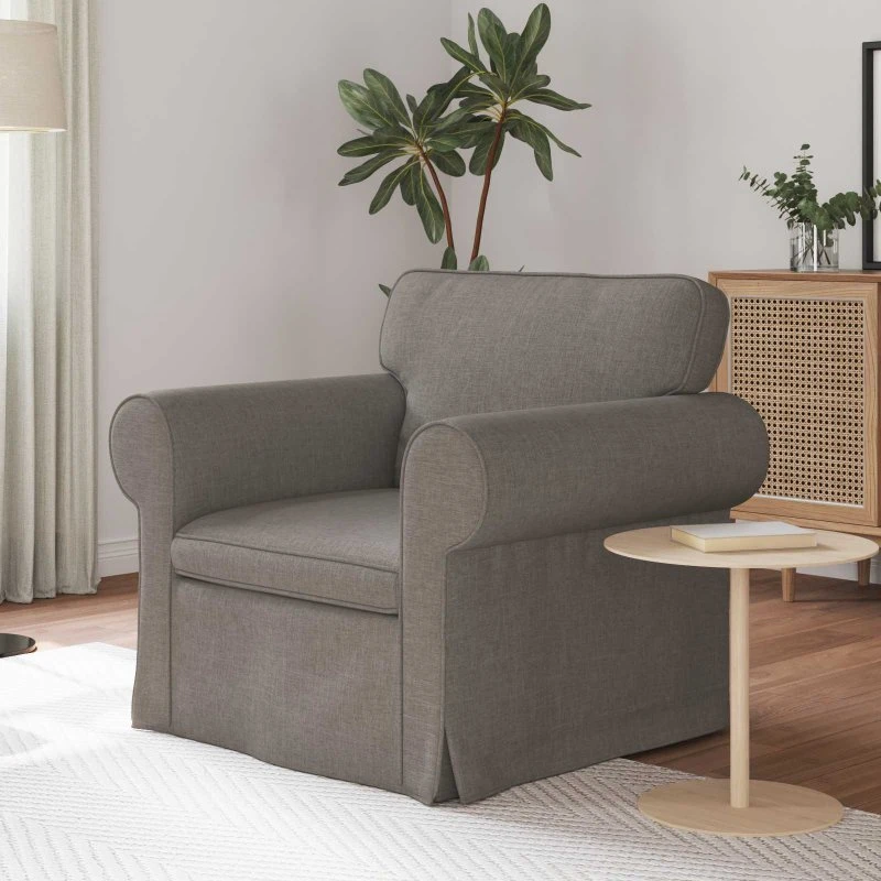 Gråbrun modulsofa 215 x 82 x 80 cm – moderne komfort