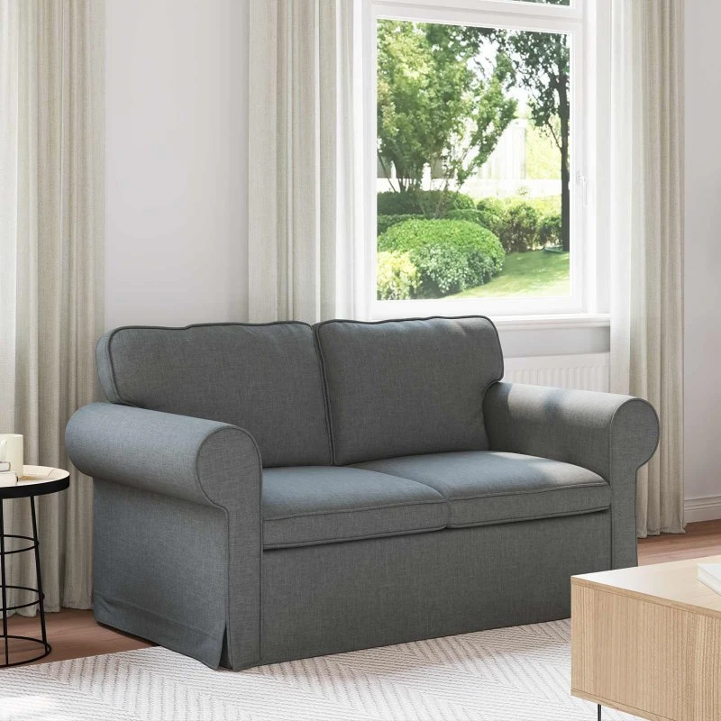 Modulsofa Mørkegrå – 155/215 x 82 x 80 cm