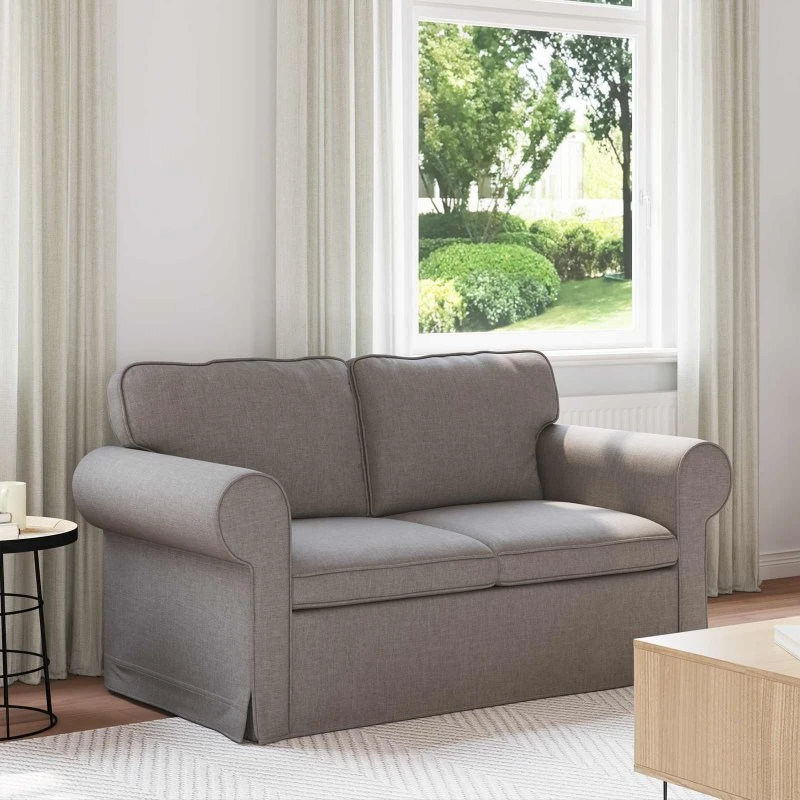 Moderne gråbrun modulsofa 215 x 82 x 80 cm