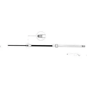 Ultraflex Styrekabel M58, 12 fod