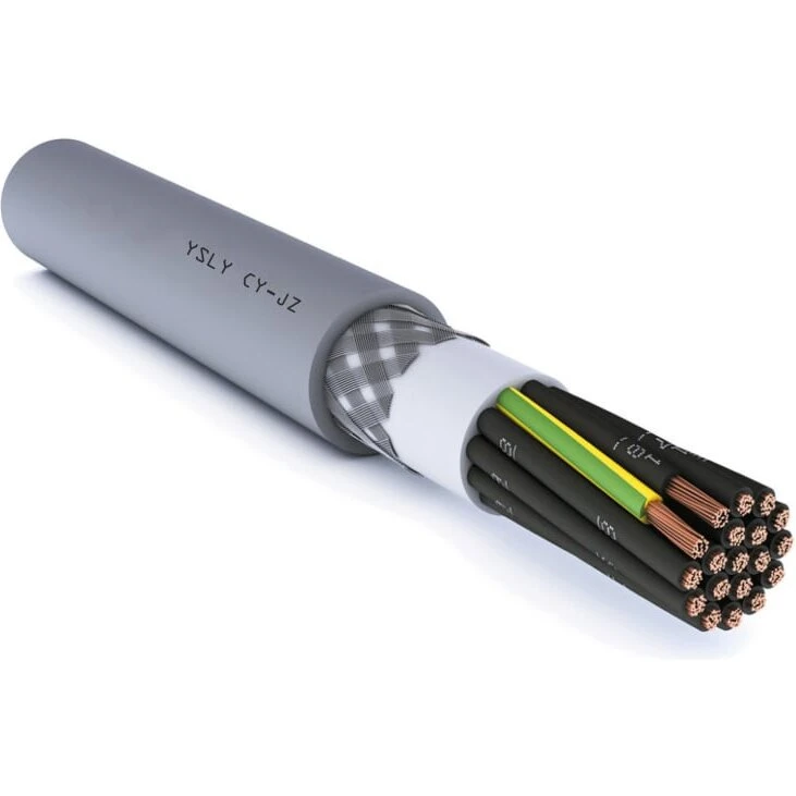YSLCY-JZ Styrekabel 5G0,75 mm² med kobberfletskærm