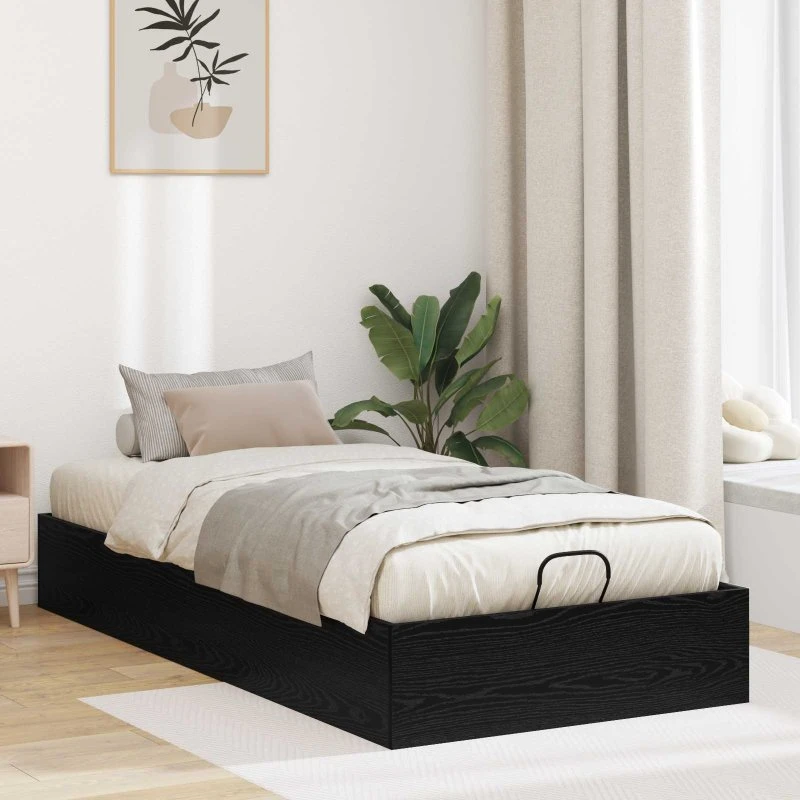 Ottoman sengestel sort eg-look 80,5 x 200 cm