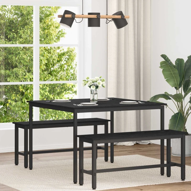 vidaXL Rektangulært Spisebord METAL