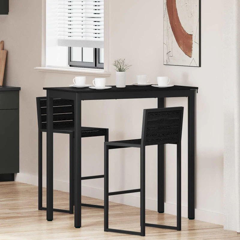 vidaXL Stående Barbord i Konstrueret Træ