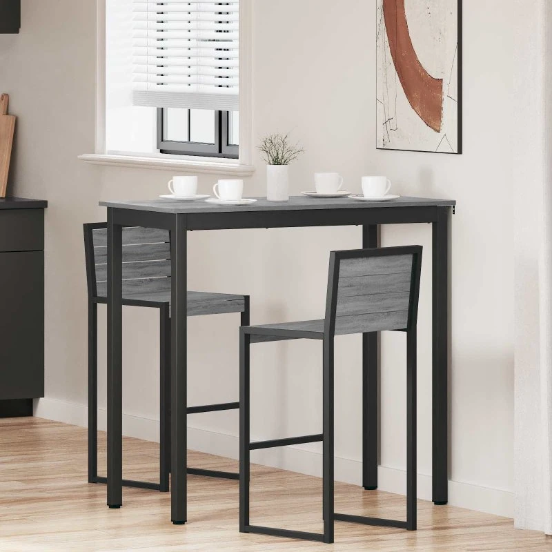 Barbord i konstrueret træ, rektangulært