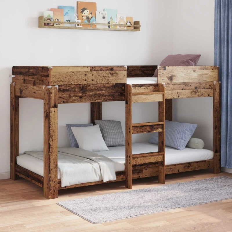 Køjeseng til børn 100x190 cm – konstrueret træ