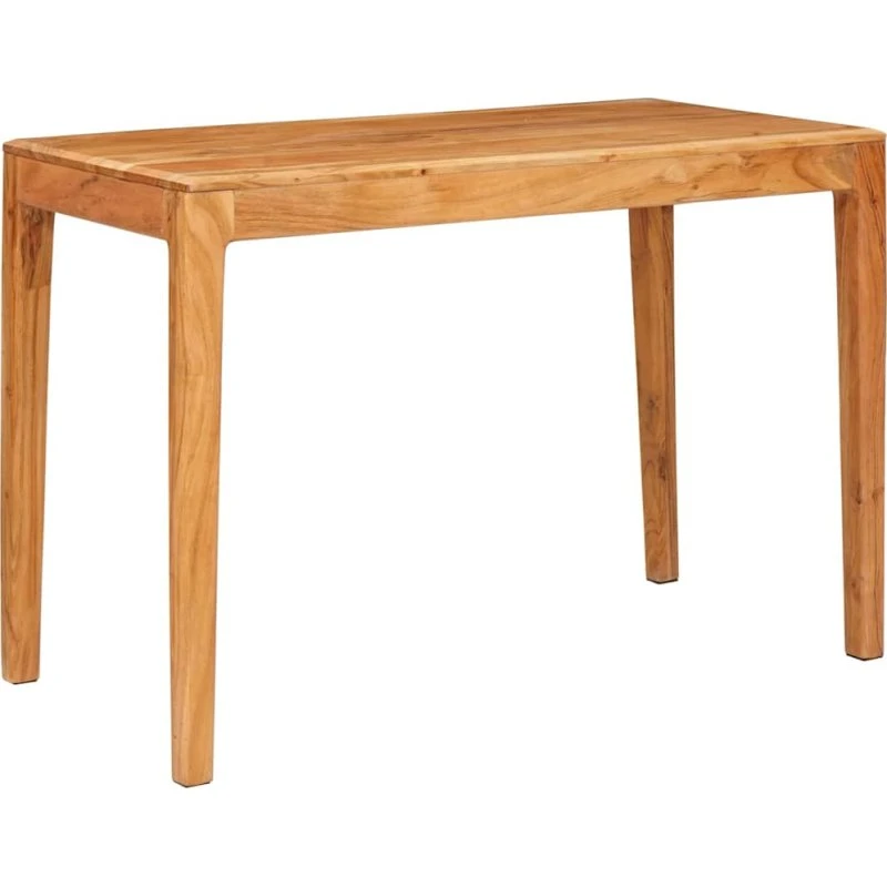 Spisebord i massivt akacietræ 110x55x76 cm, brun