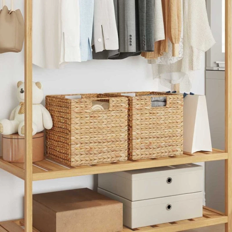 Opbevaringskurve i vandhyacint 2 stk – natur