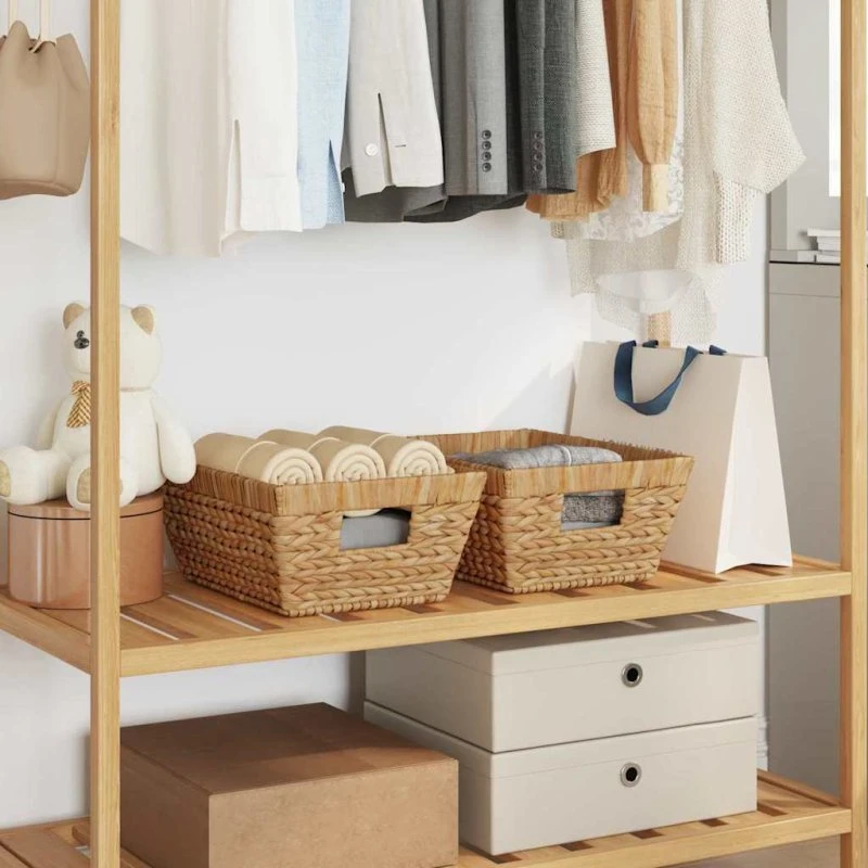 Opbevaringskurve 2 stk i vandhyacint 38x28x15 cm