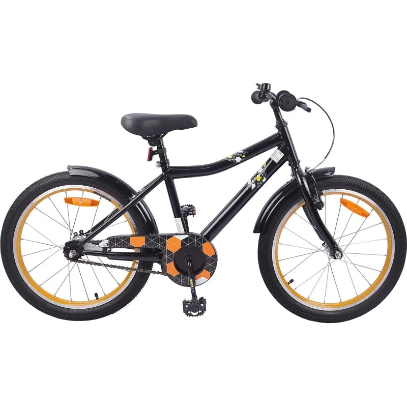 Børnecykel 20 tommer (6-11 år) – Sort, justerbar