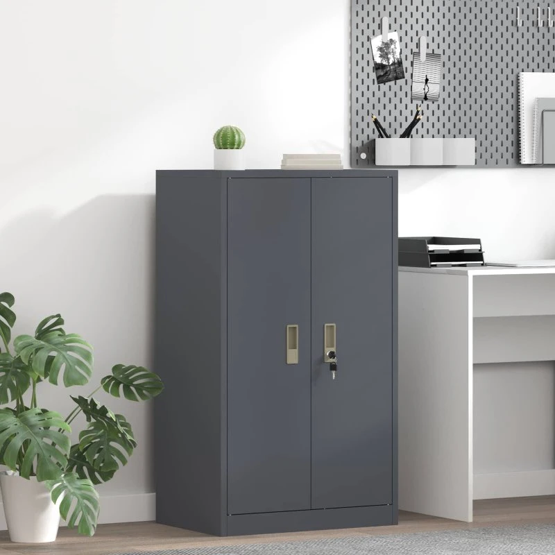 Opbevaringsskab Antracit 60×40×105 cm i stål