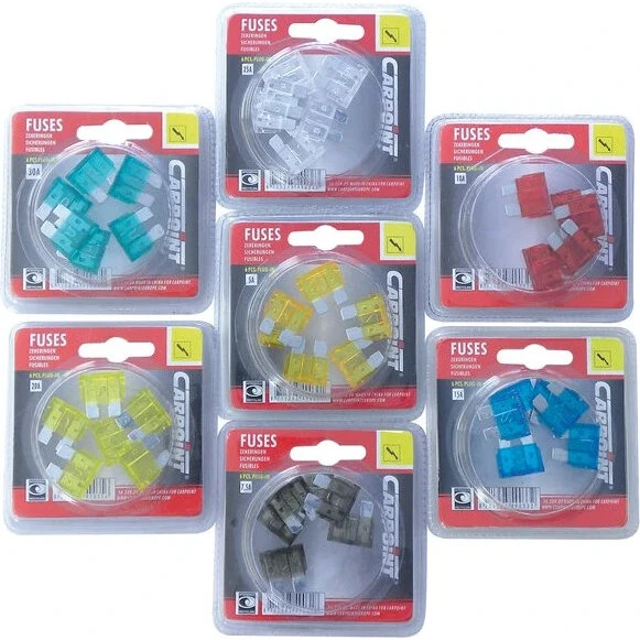 Carpoint 1623920 Fladstiksikringer 5A, 5 stk - gul