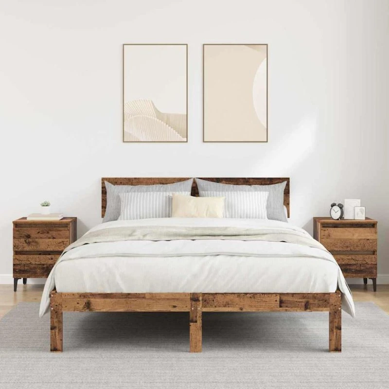 Natskabe 2 stk - Gammelt træ 40×35×50 cm