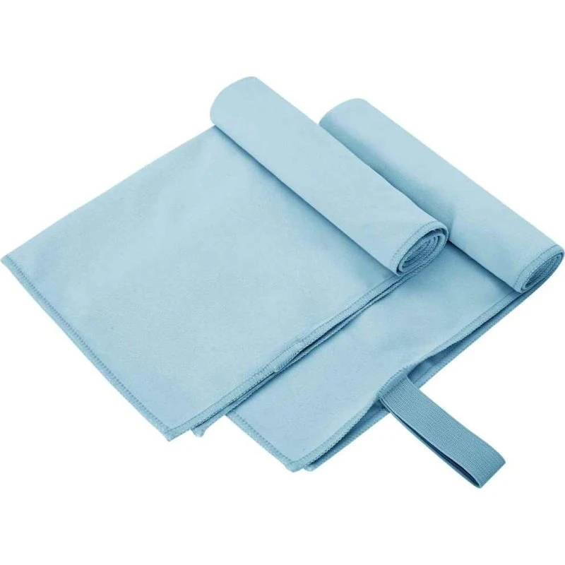 Sportshåndklæder 2 stk blå 50x30 cm – polyester/polyamid