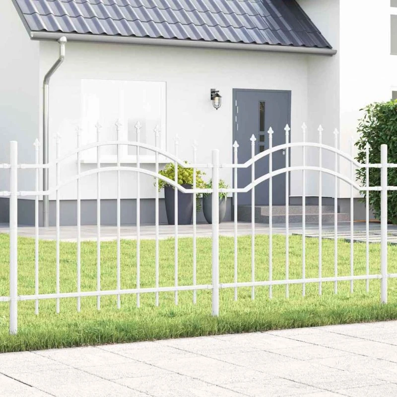 Havehegn Hvid 240x140 cm – Pulverlakeret Stål