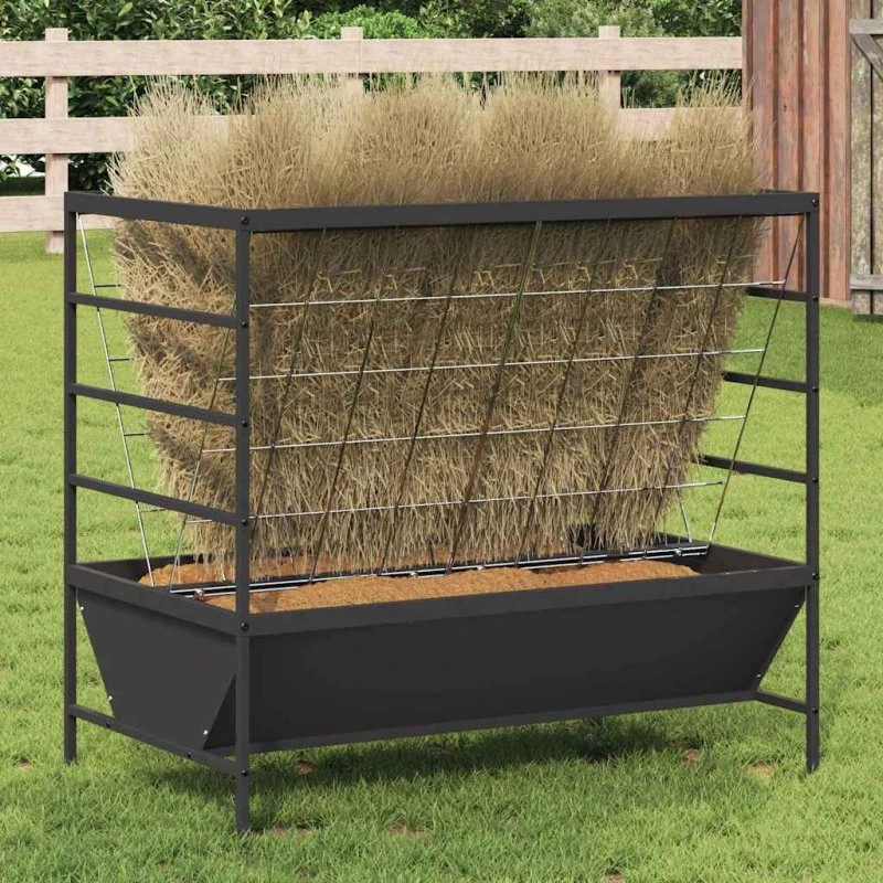 Kælvfoderholder i koldvalset stål 100x60x90 cm - 15 kg