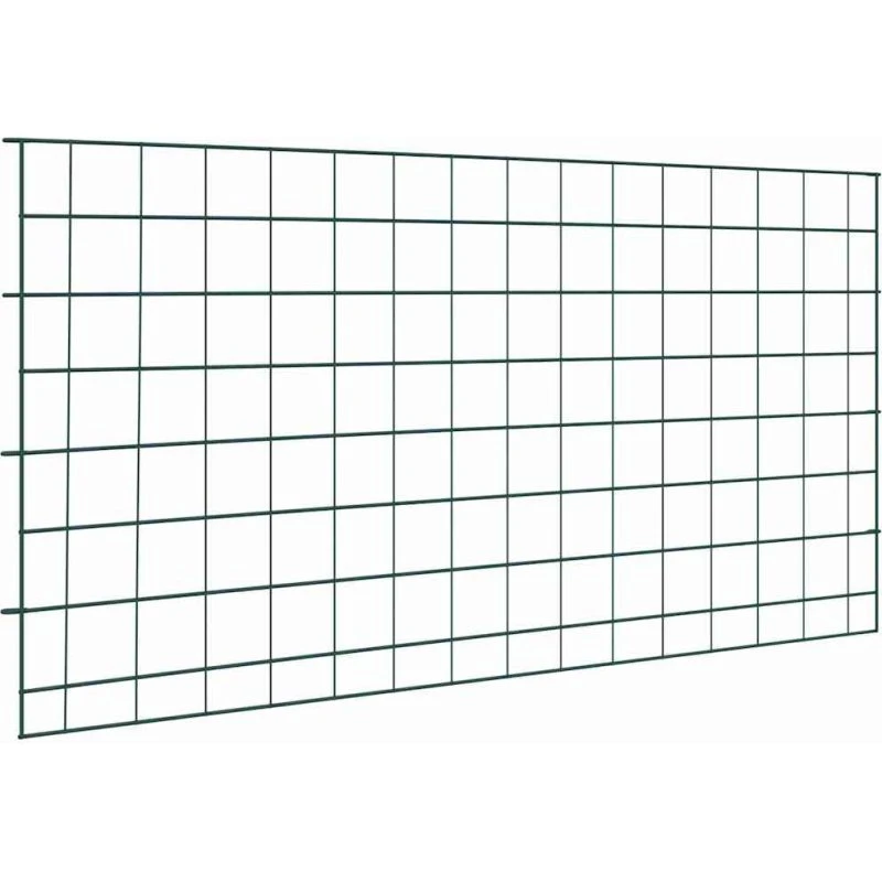 Damhegnsæt 5 stk 100x50 cm Grøn - Stål