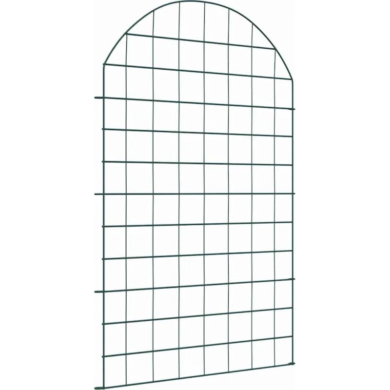 Damhegnsæt 8 stk Grøn 50×80 cm i stål