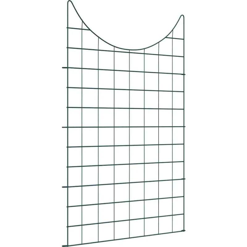 Damhegnsæt 8 stk 50x80 cm grøn stål