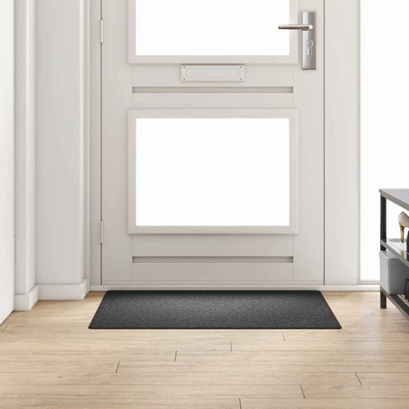 Tæppe Runner Mørkegrå 100x100 cm – 100% Polypropylen