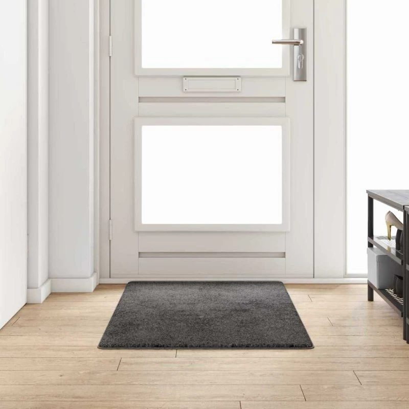 Grå Tæppe Runner 80x150 cm – 100% Polypropylen