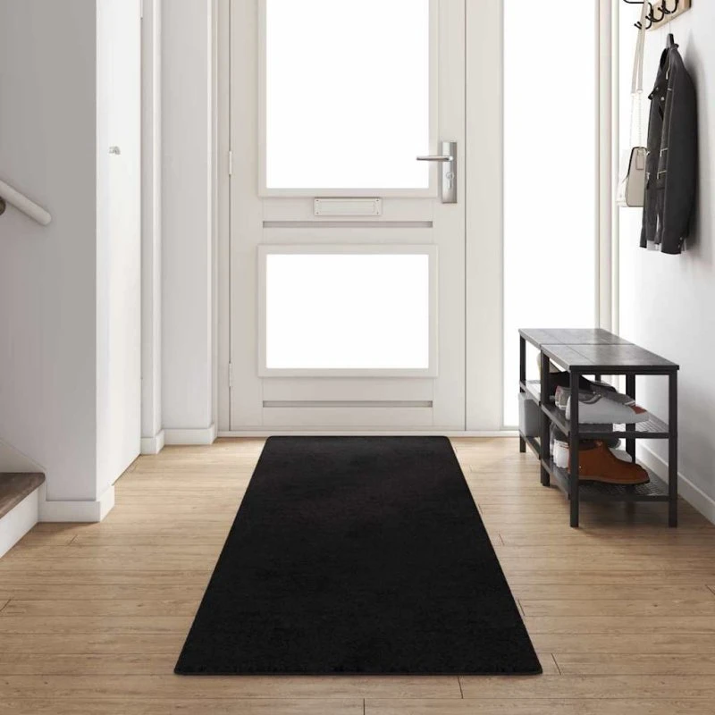 Sort løber 80 x 400 cm – 100% polypropylen