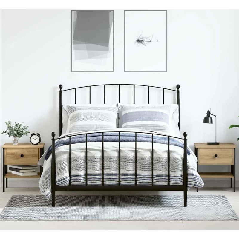 Sengebord 2 stk artisan eg laminat 40x42x45 cm