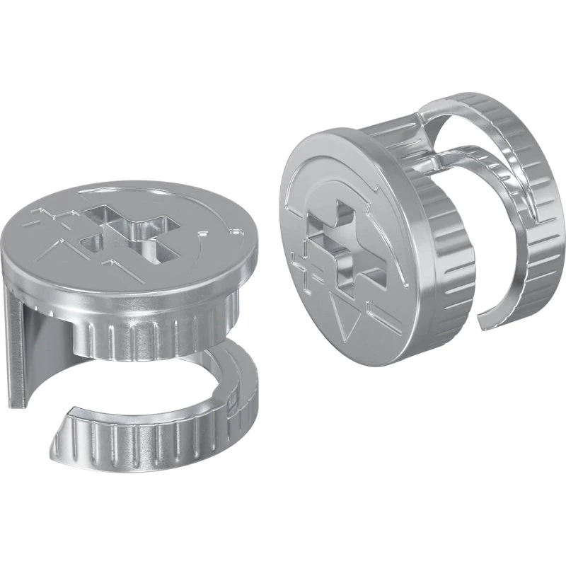 Kam Lås Skruer 2 stk Sølv 15×11,5 mm i Stål