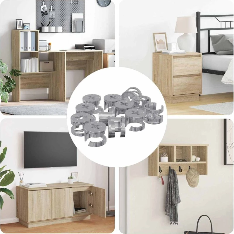 Kam Lås skruer 4000 stk, sølv stål