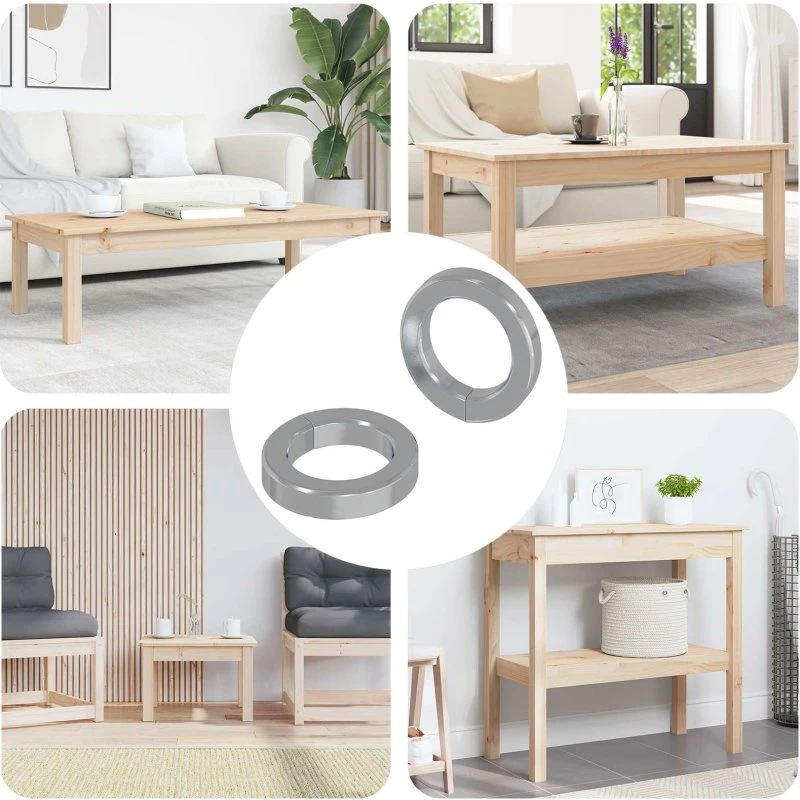 Fjedervasker 2 stk 13×1 mm hvid, jern