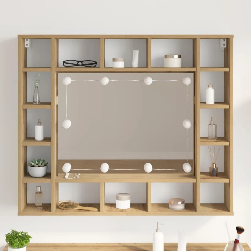 Spejllygter LED 12 stk. hvide 4,5×4,5×4,8 cm