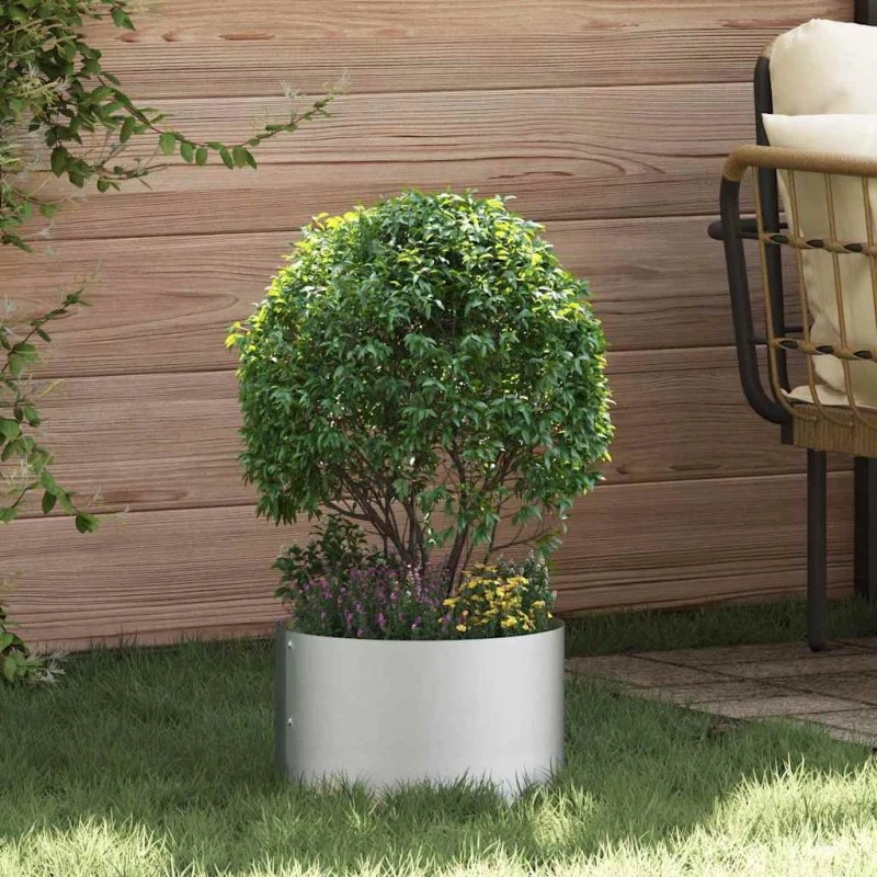 Plante-ring 5 stk 30x30x20 cm Sølv – Galvaniseret stål