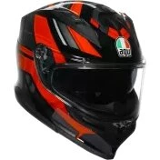 AGV K7 Taurax Mat Sort/Rød