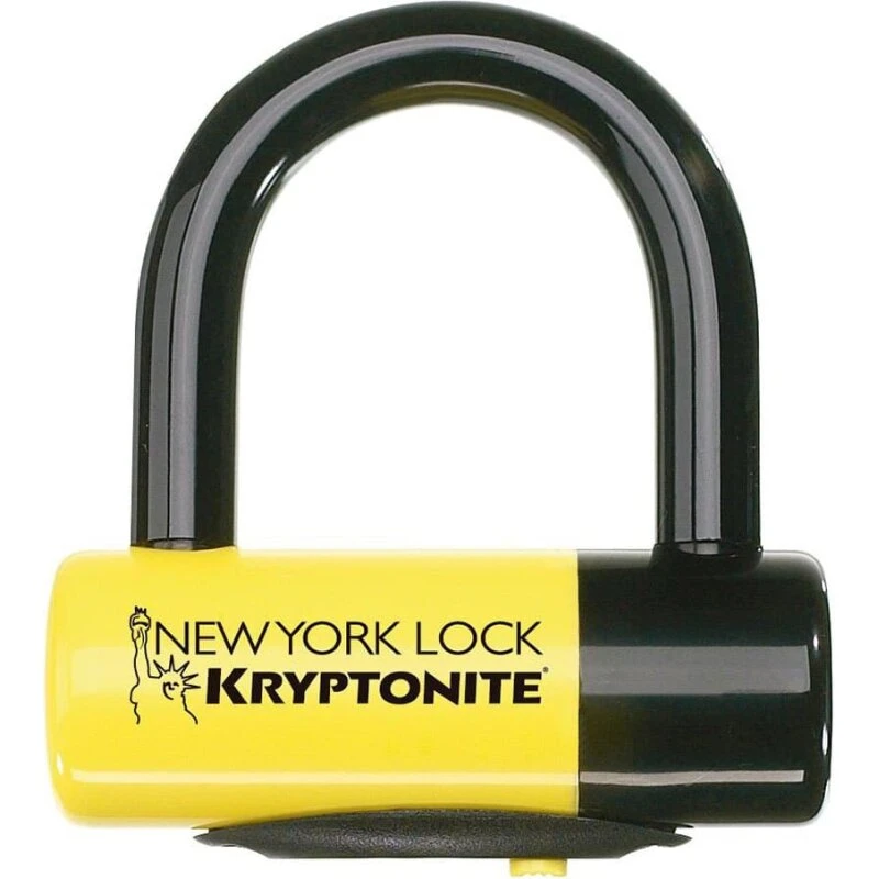 Kryptonite New York Liberty disk-lås 14 mm gul/sort