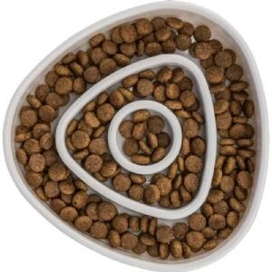 Trixie Slow Feeding skål 0,35 L, 15×15 cm – grå