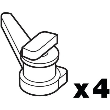 Thule 34412 Ski Kurer monteringspose til tagboks